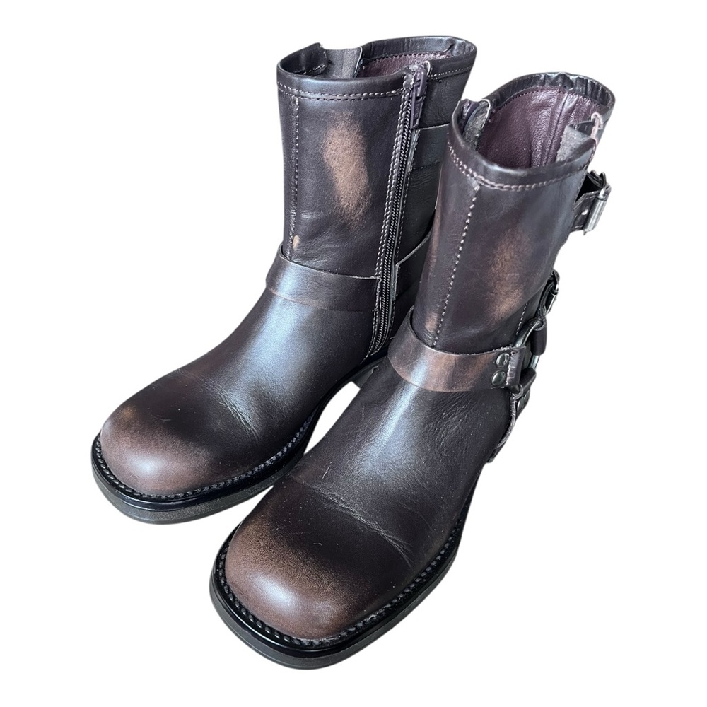 Steve Madden Dark Brown Leather Boots